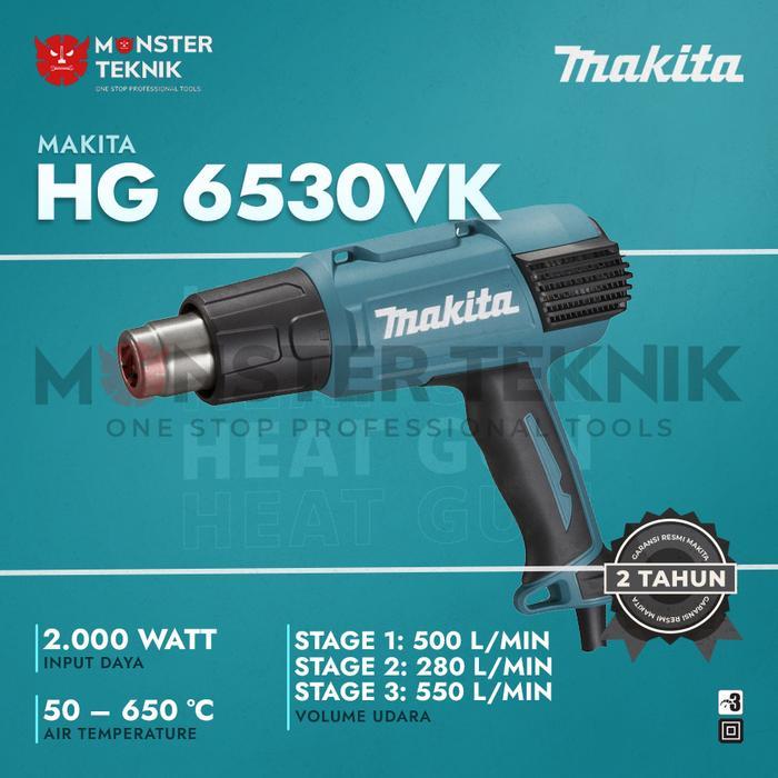 Alat Pemanas Mesin Hot Gun Heat Gun 6530 Makita HG6530VK