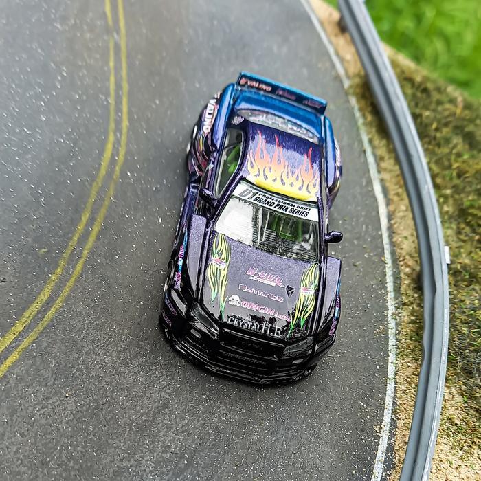 Mini GT Kaido House R34 Custom Drift