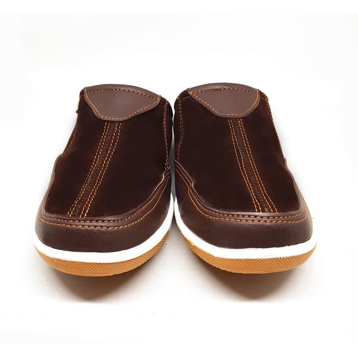 Iggo Sepatu Sandal Casual Pria - Cokelat Tua