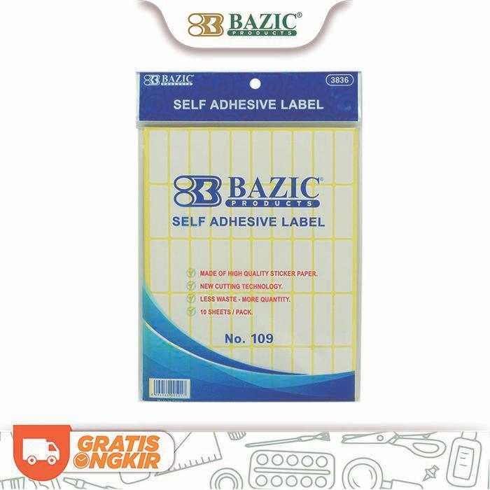 Bazic Self Adhesive Label No.109 - Sticker Undangan