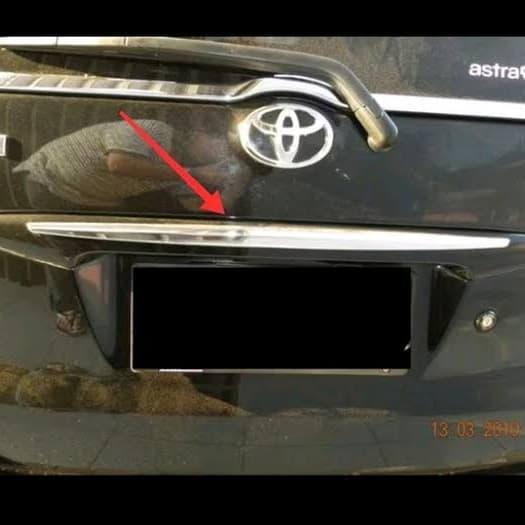 List Chrome Trunklid Avanza Xenia 2004 - 2011