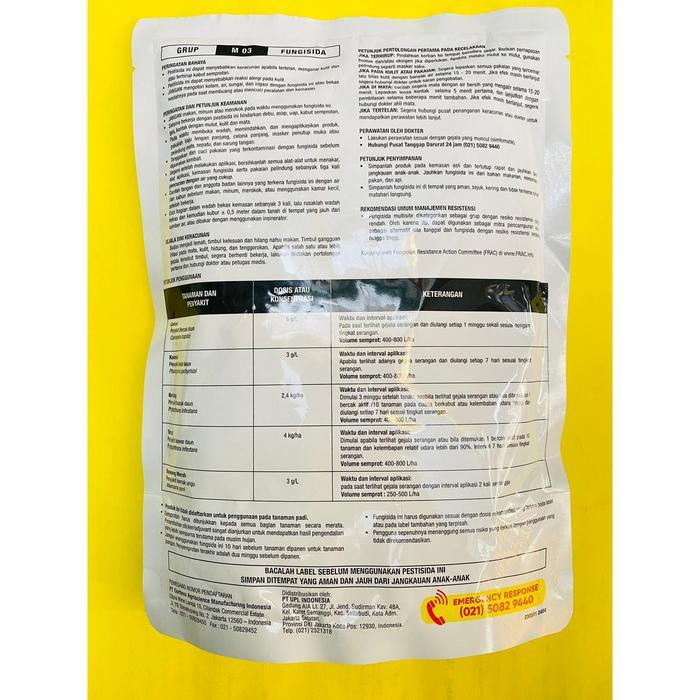 Dithane M-45 80Wp Fungisida Protektif Pengendali Jamur Isi 500G Dr Corteva