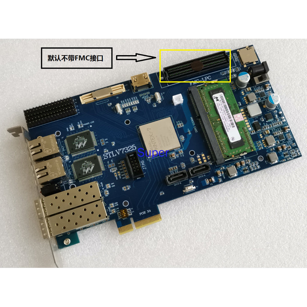 FLASH SALE    Xilinx Fpga Development Board Xilinx Pcie Development Board Kintex7 XC7K325T 10G Fiber