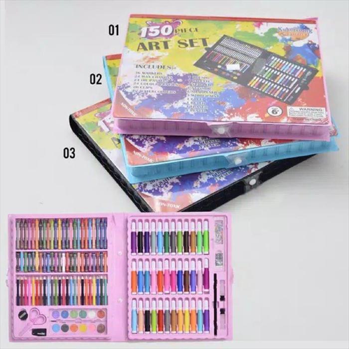 rttk- Crayon Set 150 Pcs / Crayon Set 150