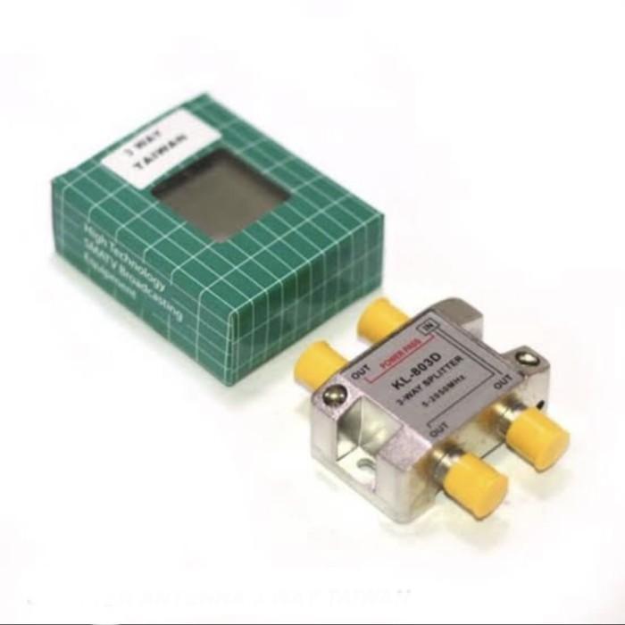 Spliter Tv 3 Way Cabang Tv Antena 3 Way