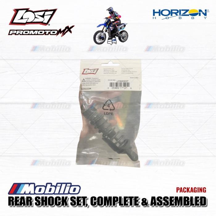 Losi Part #Los263007 Losi Rear Shock Set Complete & Assembled For Rc Losi Promoto Mx Motorcycle