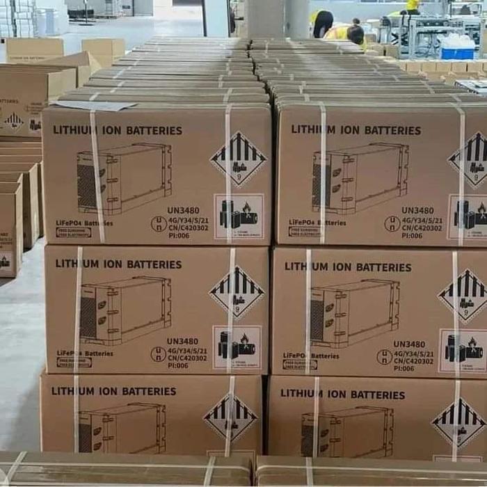 Aki Battery Lithium Lifepo4 BlueCarbon 12V 24V 100Ah 150Ah 200Ah Bergaransi Best Performance