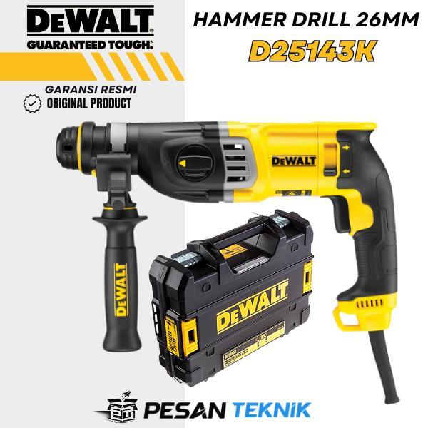 Mesin Bor Beton 26MM HAMMER DRILL Rotary Hammer DEWALT D25143K
