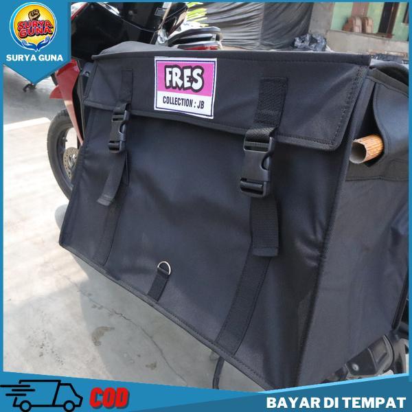 TAS OBROK MOTOR TAS KURIR MOTOR SAMPING BAHAN TEBAL ANTI AIR