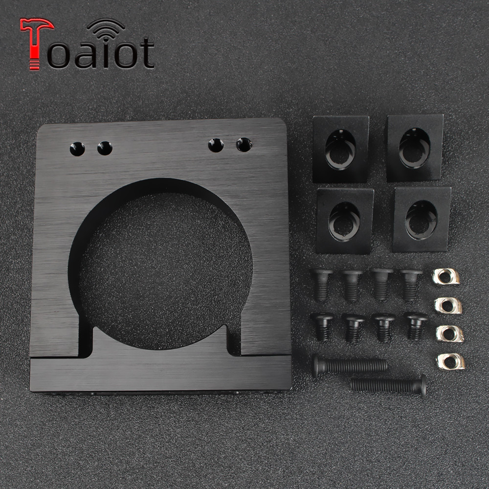 FLASH SALE    Toaiot CNC Router Add-On Mouting Kit Diameter 65mm Aluminum Router Spindle Mount Kit F