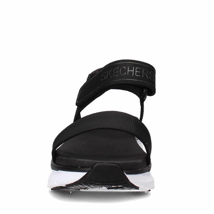 Sale Skechers Sendal Wanita Relaxed Fit D'Lux Walker - New Block Black Terlariss 
