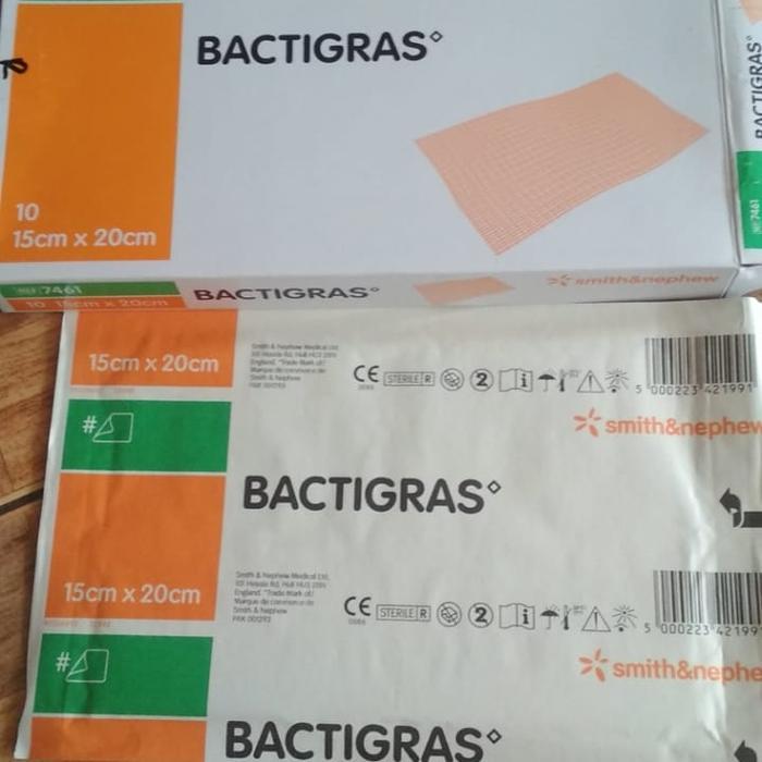 Sedia bactigras antiseptik sufratulle obat luka akut dan kronis