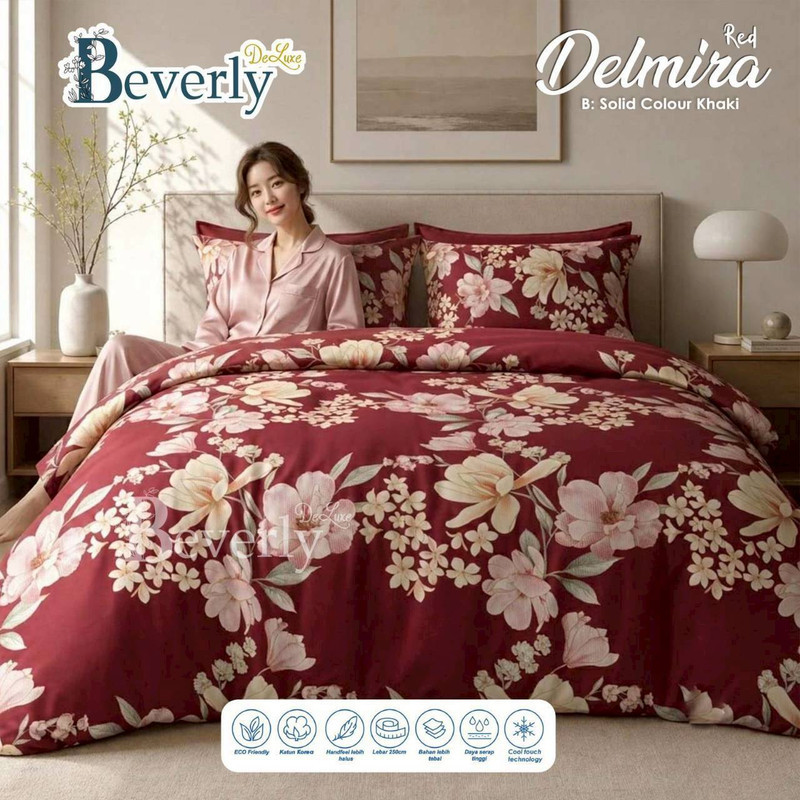 Bedcover & Sprei Premium Katun BEVERLY Motif Delmira