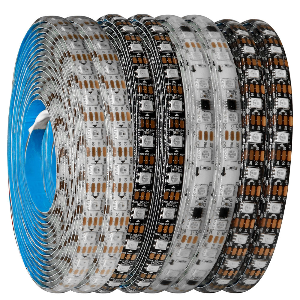 WS2811 WS2812B WS2815 WS2815 RGB LED Strip WS2812 Individually Addressable 30/60/144Pixels/Leds/m