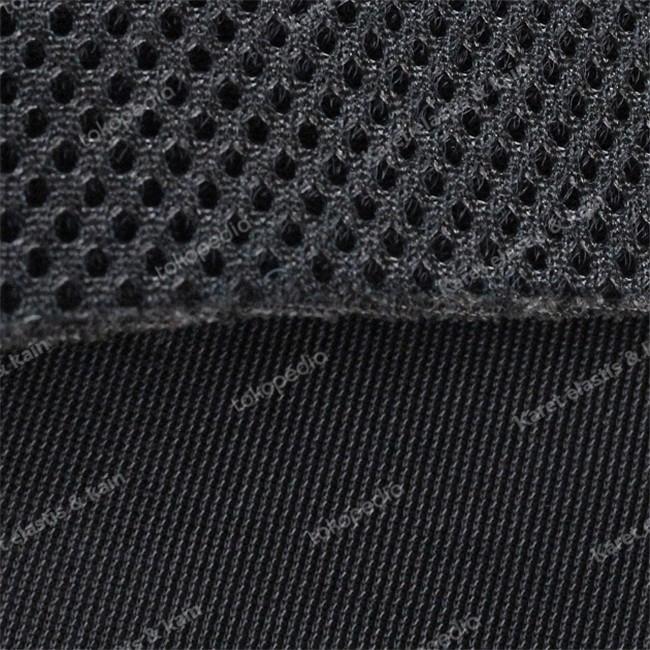 NEW jala mesh double/kain jala double mesh/jala mesh sandwich hitam