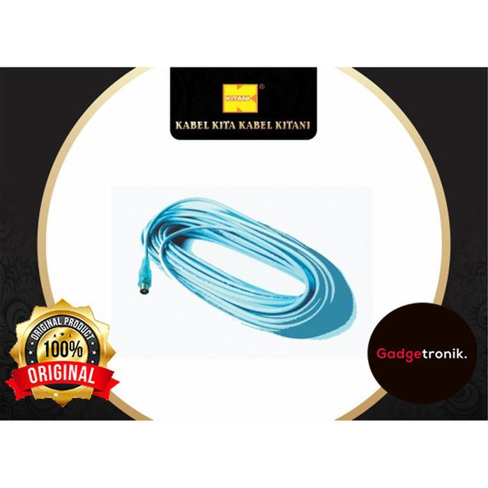 BERKUALITAS KITANI ANTENA CABLE 3C 20M / KABEL ANTENNA KITANI 3C 20 METER BIRU