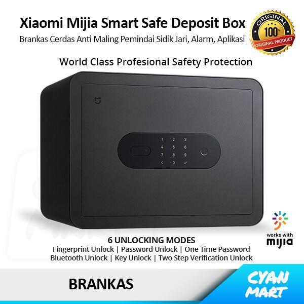 Terlaris Brankas Safety Xiaomi Mijia Smart Safe Deposit Box Fingerprint Alarm