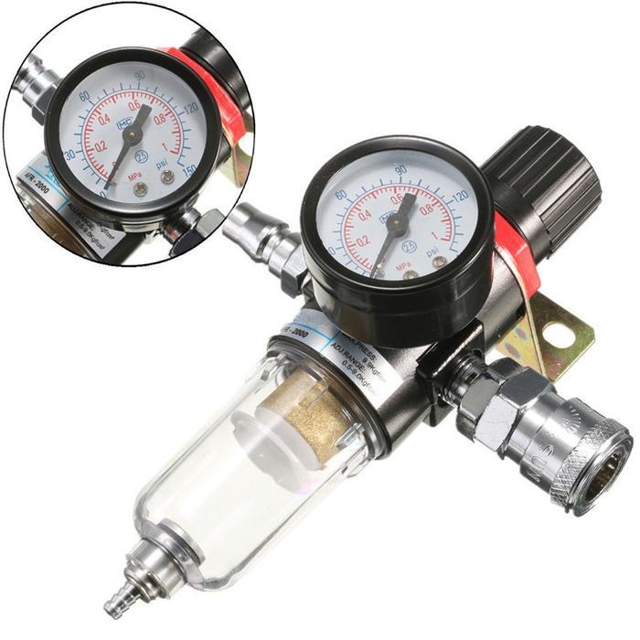 NEW Air Filter Regulator / Saringan Kompresor Double Air Filter Regulator atau Saringan Kompresor