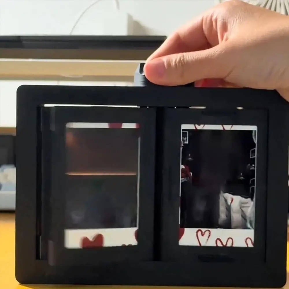 Transparent 3D Rotating Photocard Holder Protective Multi-purpose 12-Card Holder Idol Card Collect