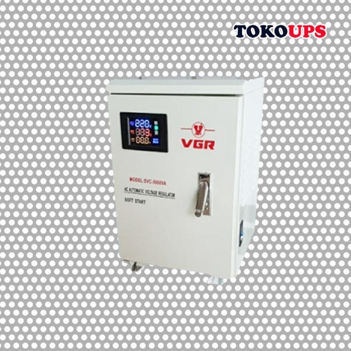 Stabilizer VGR SVC 5000VA SVC5000N Digital Kumparan Tembaga