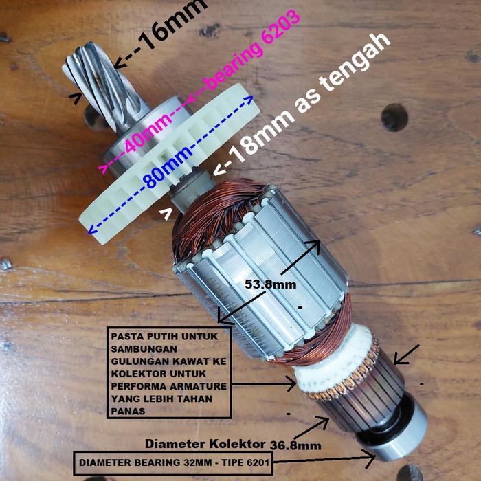 Dca Armature Hm1306 Hm 1306