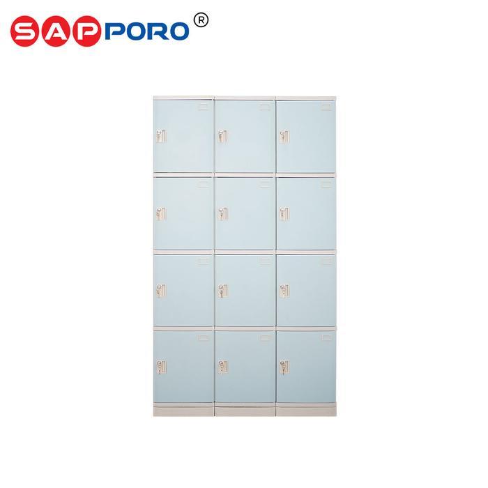 SAPPORO INCHEON - Loker ABS Outdoor 12 Pintu | ABS Locker 12 Doors - Light Blue