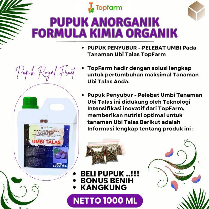 Raflezia Pupuk Ubi Talas / Pupuk Penyubur Tanaman Ubi Talas / Pupuk Pembesar Ubi Talas / Pupuk