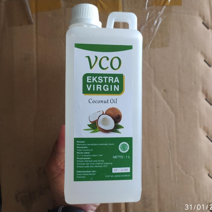 Radiateshop- Vco 1 Liter Virgin Coconut Oil 1000Ml Minyak Kelapa Murni Denpasar