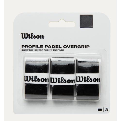 WILSON PROFILE OVERGRIP (3 PCS) - BLACK