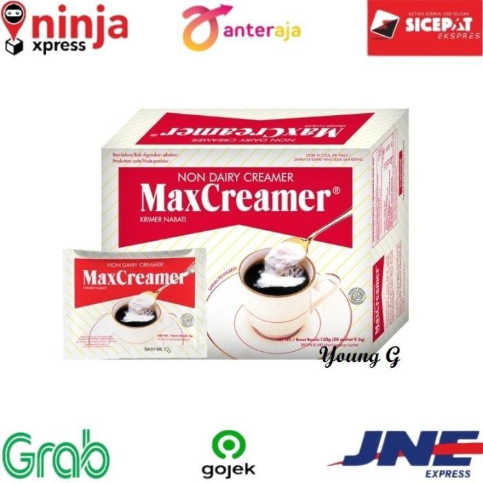 Ada Stok 50 Sachet MaxCreamer Bubuk Pengganti Susu / Krim Creamer / Krimer BPOM