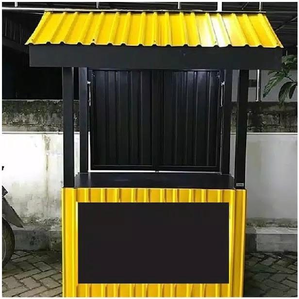 booth container stand terbuka