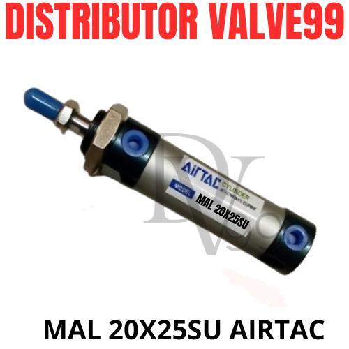 Cylinder Pneumatic Airtac Mal 20 X 25 Su Mal20X25Su