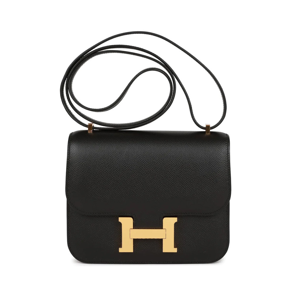 Constance 18 / C18 Black Epsom Ghw G with Mirror