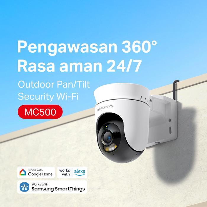 Mercusys Mc500 Kamera Cctv Wifi Outdoor Cctv Outdoor Cctv Wifi Jarak Jauh Lewat Hp Kamera 360 Full