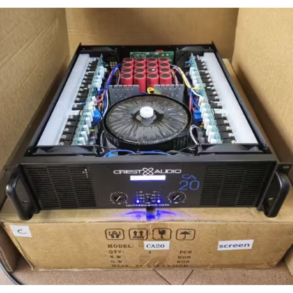 power amplifier crest audio ca20/ca 20 body panjang