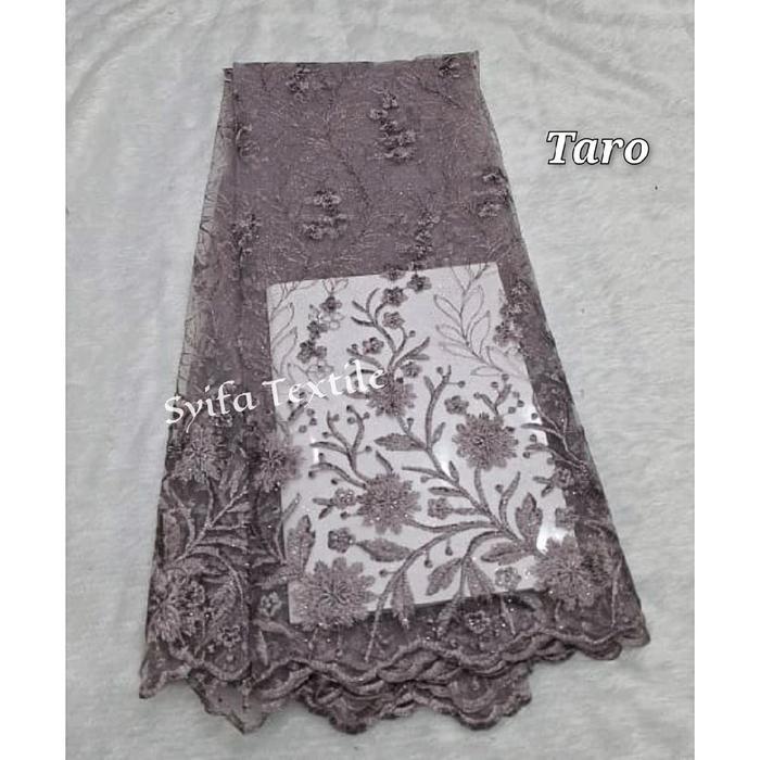 New Produk. Kain Tile Motif Gliter / Kain Brokat Meteran / Kain Tile Mutiara / Bahan Kebaya
