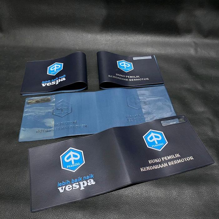 Cover sampul lamping buku pemilik kendaraan bermotor bpkb vespa bagus murah grosir eceran
