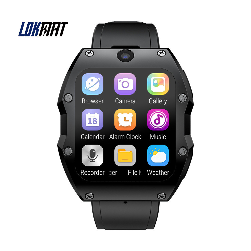 4G LTE LOKMAT APPLLP 3 MAX Smartwatch 4GB 128GB Touchscreen SIM Card