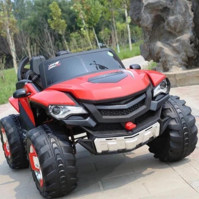 Mobil Jeep Aki Besar Remot Kontrol Kuat Kokoh Mobil AKKI Bisa Gocar