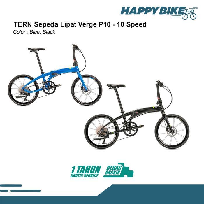 Sepeda Lipat Tern Verge P10 10Speed