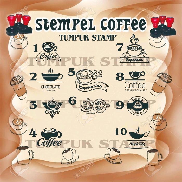 stempel flash Coffee stempel toko stempel usaha cafe coffee stempel perrmanent stempel praktis