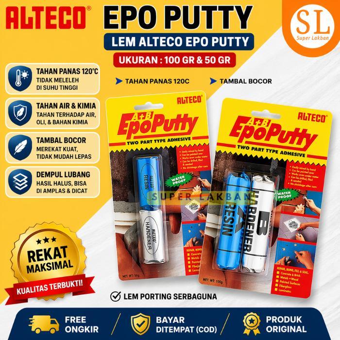 Promo Lem Toren Lem Pipa Alteco Epoputty Sangat Efective Menutup Bocor Pipa Kitchen Sink Wastafel