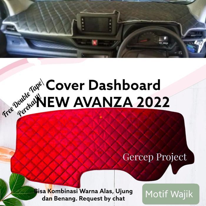 Diskon Cover Alas Dashboard New Avanza Toyota 2022 Kulit Premium Pelindung Dasbor Mobil Asesoris