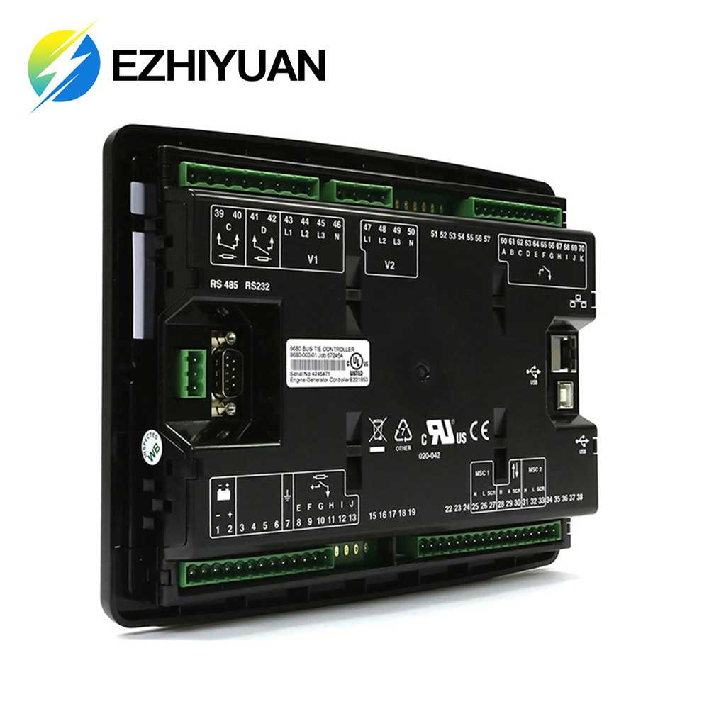 ORIGINAL DIESEL GENERATOR CONTROLLER DSE8680 SYNCHRONISING GENERATOR BUS TIE CONTROL MODULE DIESEL