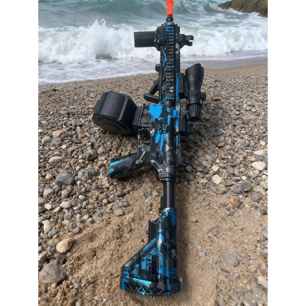 Automatic M416 NerfStyle Toy Blaster for Kids Ages 512, Electric Gel Ball Shooter for Outdoor Fun &
