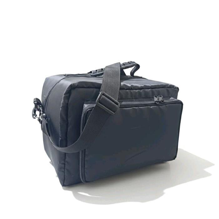 Eggel Travel Bag Tas Speaker Bluetooth Portable Hard Case Anti Shock Waterproof Selempang