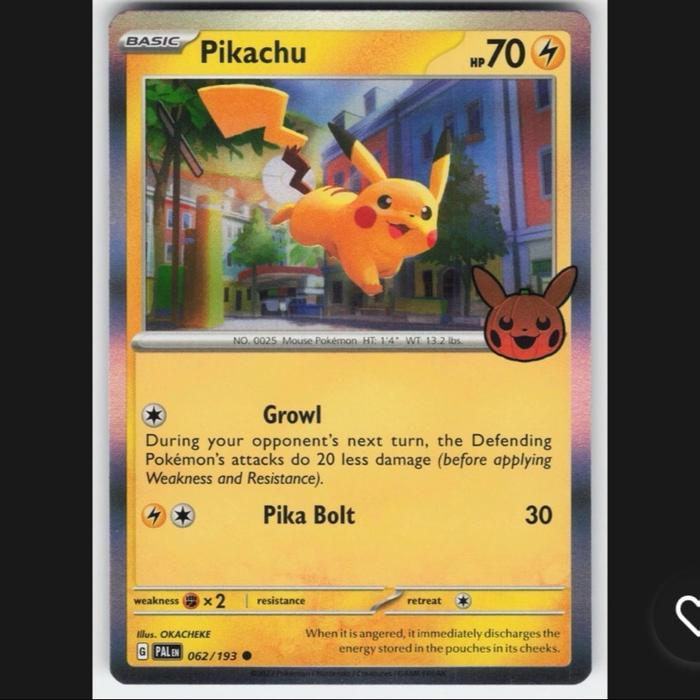 Pikachu 018/091 Trick Or Trade Holo Rare Pokemon English Nm Co
