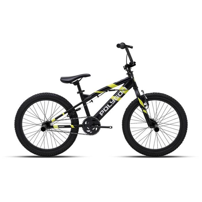 Sepeda bmx Polygon Hustle 20 inch - Hitam