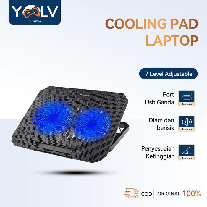 Cooling Pad Laptop Kipas Laptop Cooling Pad Pendingin Laptop Silent - M19
