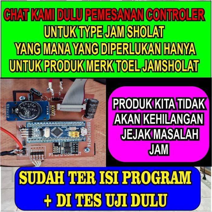 Controler Jam Sholat Setting Wifi Hp Android